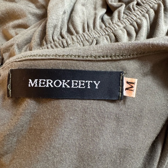 Sleeveless Ruffle Jumpsuit in Olive Green - Picture 6 of 7